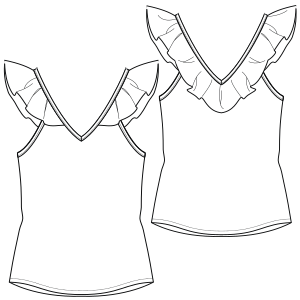 Moldes de confeccion para DAMA Tallas Grandes Remera 711